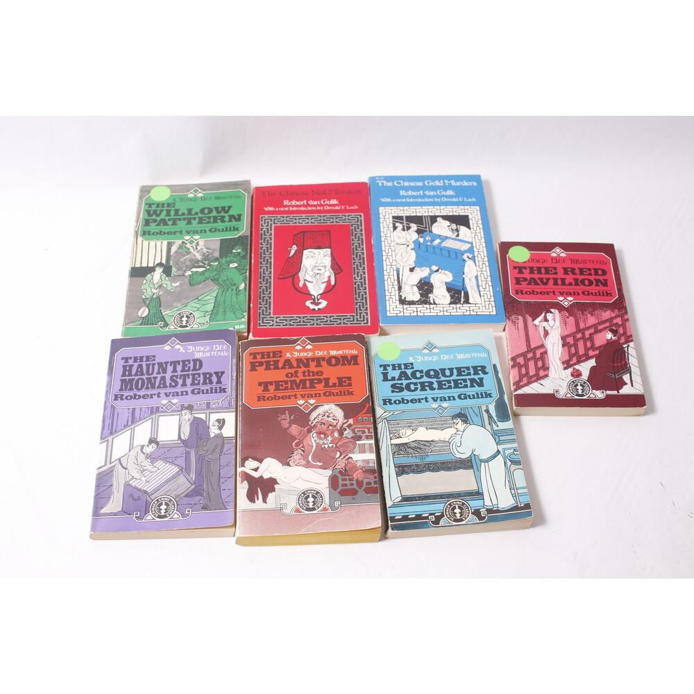 Robert van Gulik Book Lot Scribner Crime Classics Judge Dee ~ 260507-WH 652